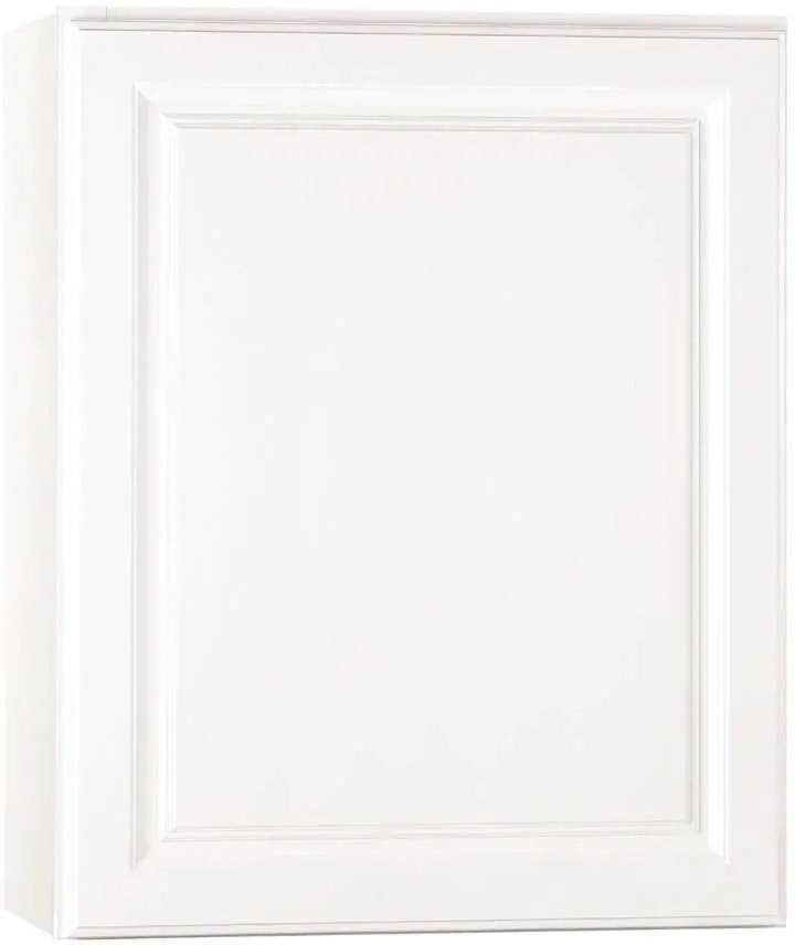 Rsi 24-Inch White Raised-Panel Fully Assembled Kitchen Wall Cabinet 1
