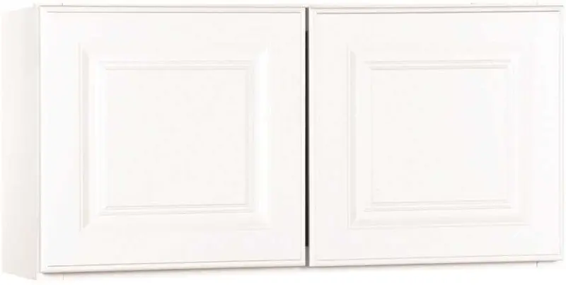 Rsi 30-Inch X 15-Inch White Raised-Panel Fully Assembled Kitchen Wall Bridge Cabinet 1