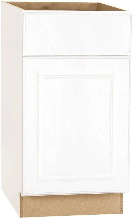 Rsi Hamilton Fully Assembled White Base Cabinet – Raised Panel Design, 18 X 34.5 X 24 Inches 1