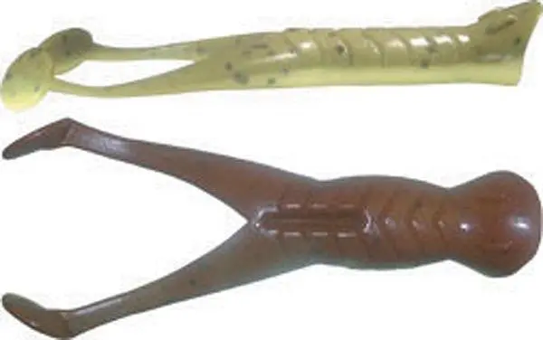 Sizzle Pop'N Toad Soft Baits – 4.25-Inch Bubble Gum Color, 5-Pack 1