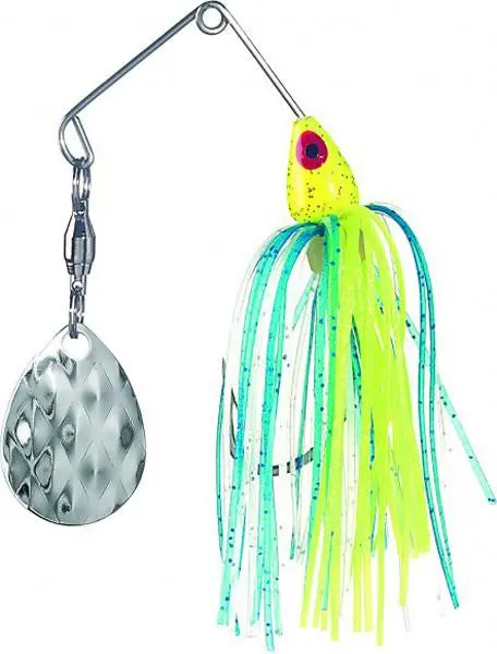 Sk Mini King Spinning Bait – 1/8 Oz Chartreuse-Blue 1