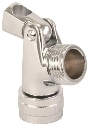 Solid Brass Swivel Shower Connector – Chrome Plated 1