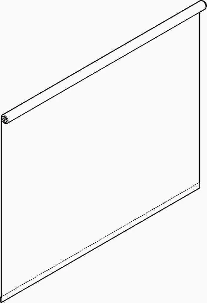 Standard Translucent Window Shade – 37.25 Inches Wide 1