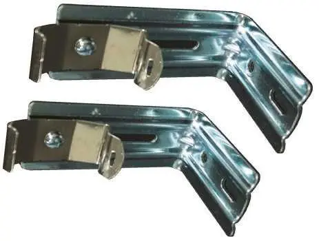 Steel Headrail Brackets With Screws For Vertical Blinds 1