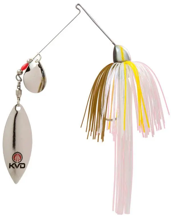 Strike King Kvd Spinnerbait – 3/8 Oz, Sexy Blue Black Finish 1