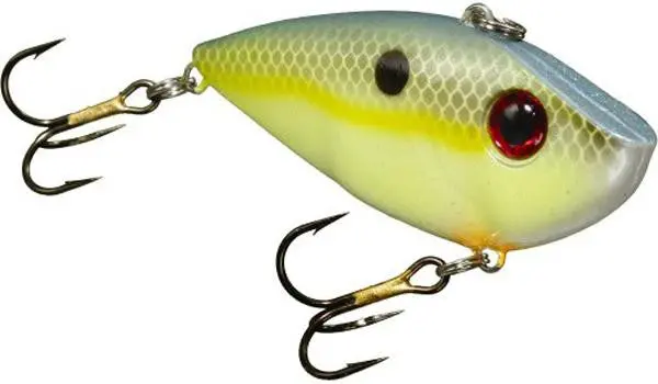Strike King Redeye Shad Swimbait – 1.2 Oz, Chartreuse Sexy Shad 1
