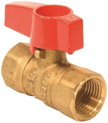 Tee-Style 1/2-Inch Gas Shut-Off Valve – 5 Psi Rated 1