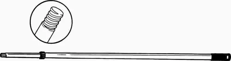 Telescoping Extension Handle – 43" To 79", Durable Metal Construction 1