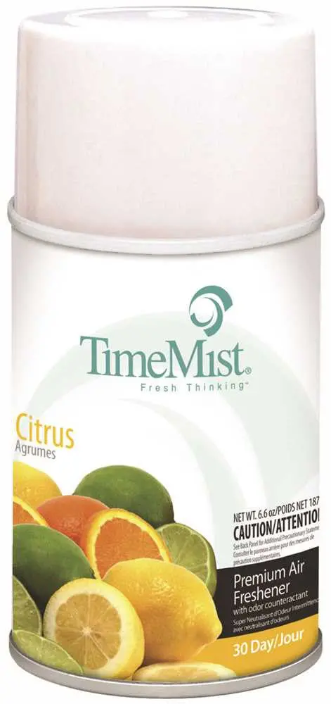 Timemist® Premium Citrus-Scented Air Freshener Refill – 6.6 Oz Metered Dispenser Cartridge 1