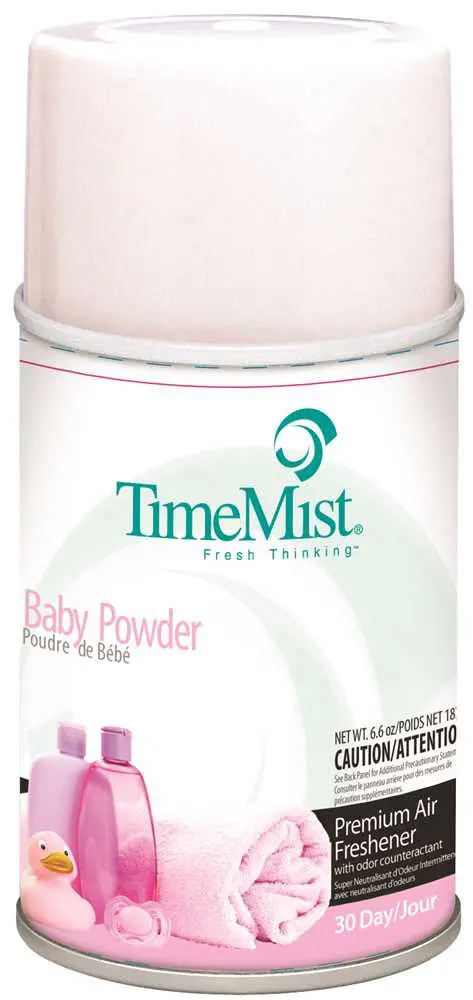 Timemist® Premium Metered Air Freshener Refill – Baby Powder Scent, 6.6 Oz 1