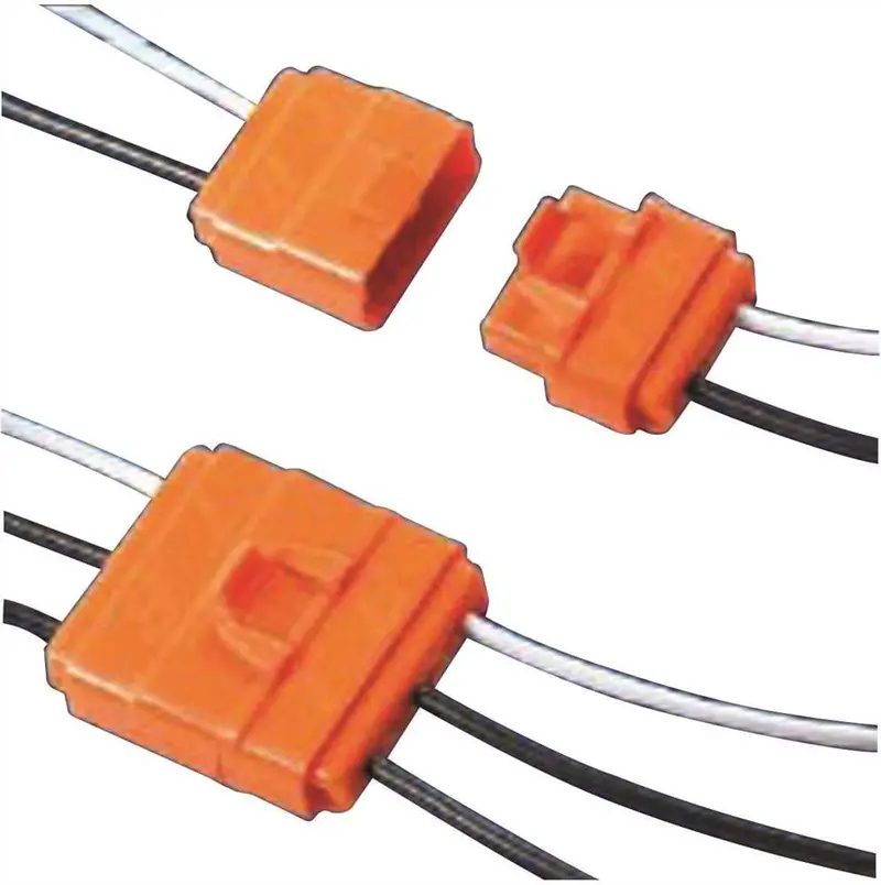 Two-Pole Luminaire Disconnect Switch — 18 Awg Solid Orange Wire 1