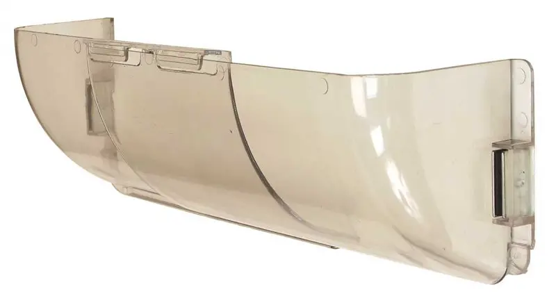 Unbreakable 10"–14" Extendable Heat-Air Deflector – Durable Plastic Airflow Guide 1