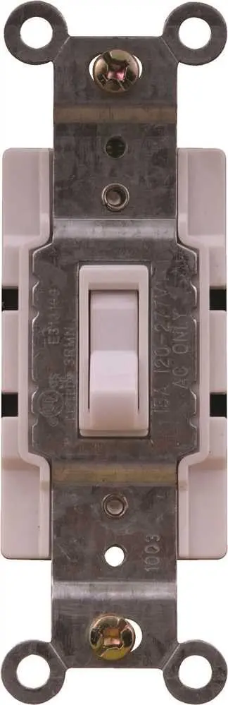 White 4-Position Toggle Switch 1