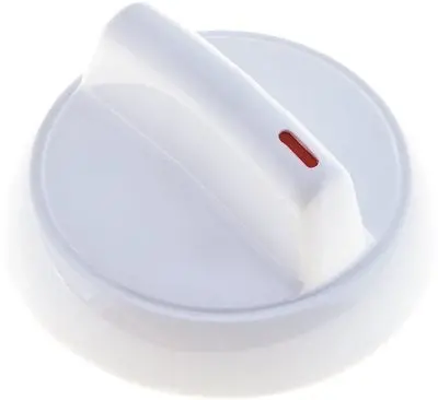 White Burner Control Knob For Whirlpool®, Crosley®, And Roper® Appliances 1