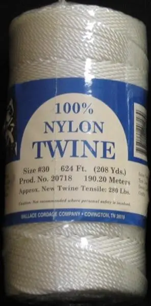 White Twisted Twine – 1-Pound Spool, #15 Strength (121 Ft) 1