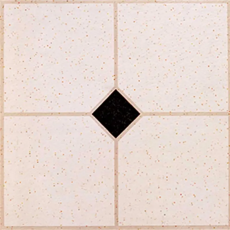 Winton Gray & Black Vinyl Floor Tile – 12" X 12", 1.1 Mm, Self-Adhesive Design 1