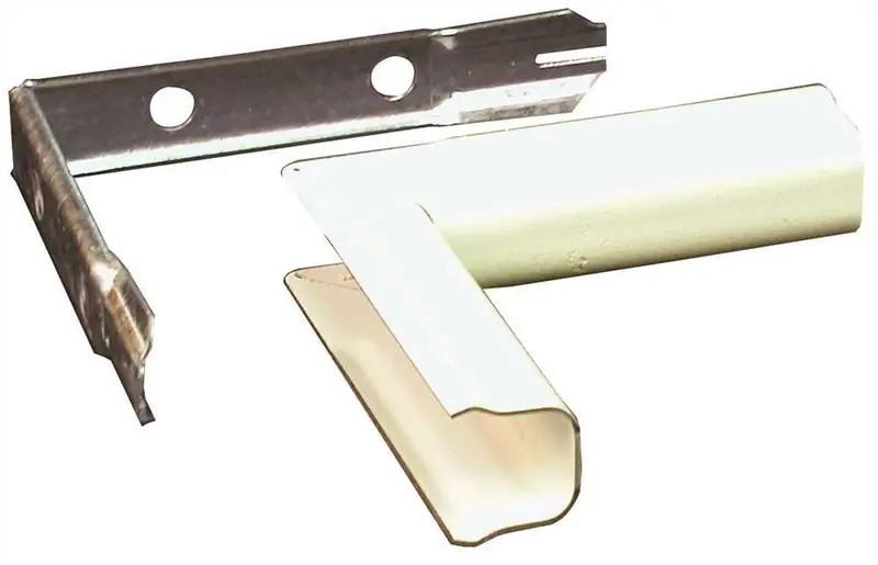 Wiremold V700 90° Internal Elbow Fitting – Single-Channel Steel, Ivory, 2.75-Inch 1