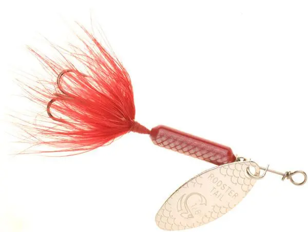 Yakima Rooster Tail Spinnerbait – 1 To 24-Inch Red Variant, 12-Pack 1