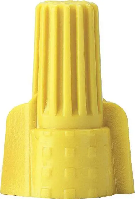Yellow Wing-Type Wire Connectors – 500 Per Bag 1