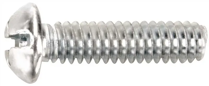 Zinc-Plated Machine Screw – 8-32 × 3/4", 100-Pack 1