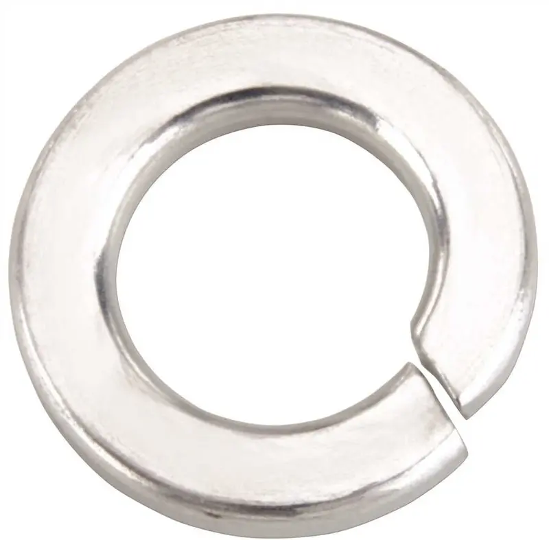 Zinc-Plated Split Lock Washer – 1/4" Size, 100-Pack 1