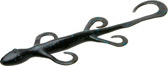 Zoom 6" Lizard Soft Bait – Blueberry 1