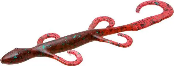 Zoom 6" Lizard Soft Bait – Red Bug 1