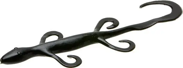 Zoom Lizard Soft Bait – 6-Inch Black Variant (9Bg Series) 1