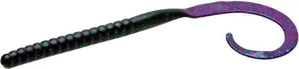 Zoom Old Monster Soft Bait – 10.5 Inch, Junebug Color 1
