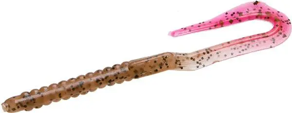 Zoom U-Tail Worm – 6-Inch, Pumpkin Fade 1
