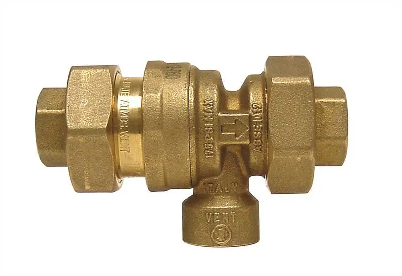 Zurn Wilkins 760 Series Dual-Check Backflow Preventer – 1/2" Fnpt, Bronze Body With Atmospheric Vent 1